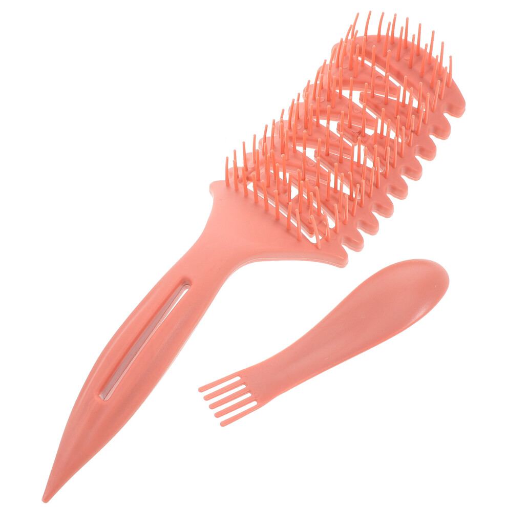 Artibetter Unisex 2Pcs Teasing Comb For Fine And Curly Hair Scalp Dandruff Removal