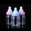 European Style Transparent Nursing Bottle With Pacifier For 8