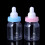 European Style Transparent Nursing Bottle With Pacifier For 3