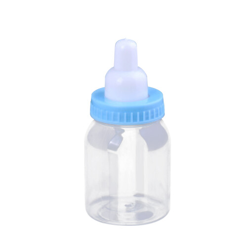 European Style Transparent Nursing Bottle With Pacifier For
