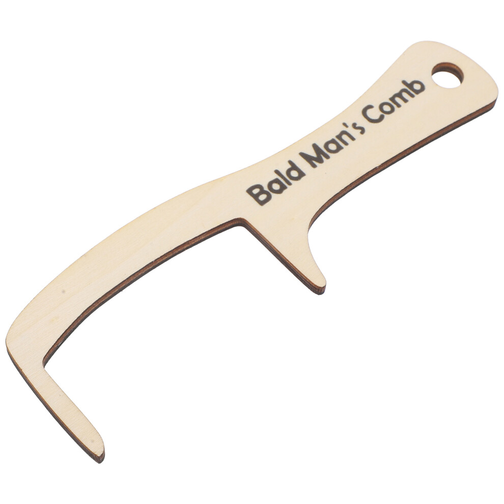 Artibetter Unisex Wood Wide Tooth Comb For Grooming And Costume Props