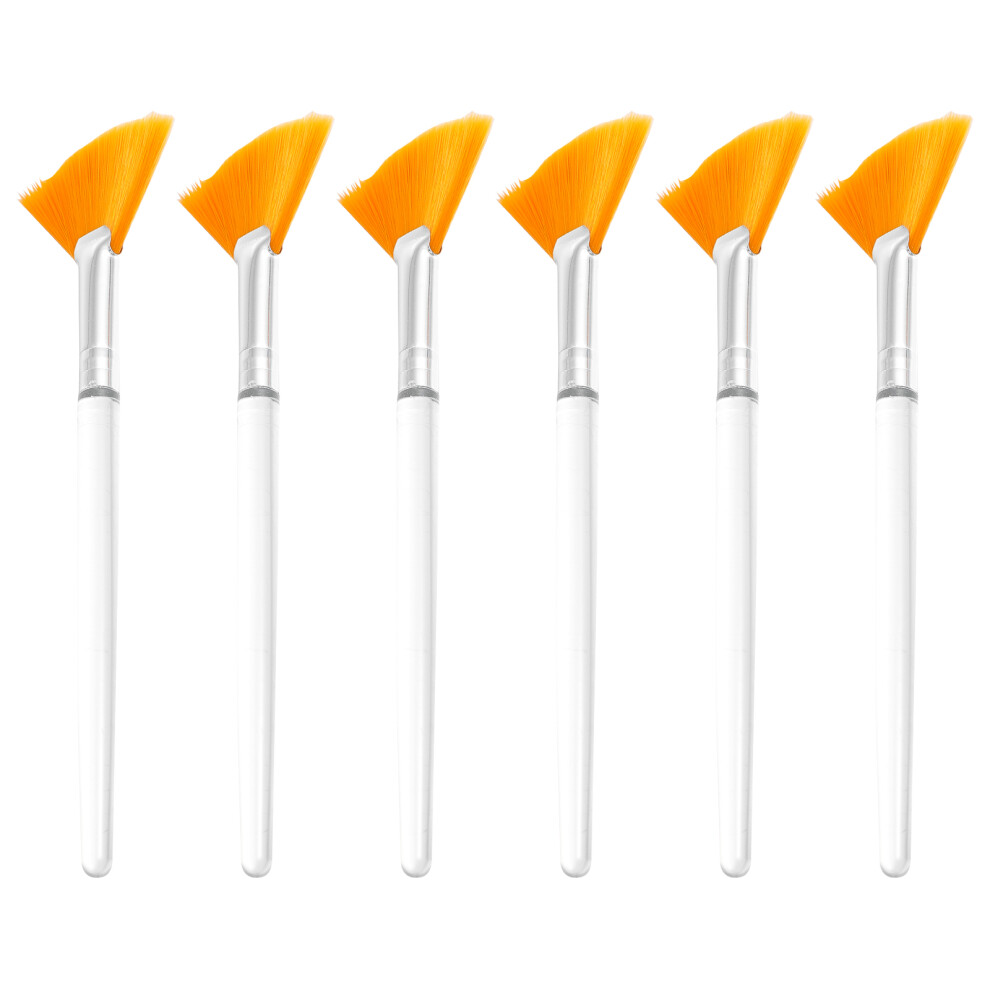 Artibetter 6Pcs Fan Brushes For Face And Makeup Application