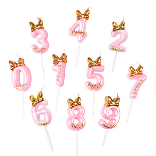 10pcs Digital Birthday Candles Cake Decoration