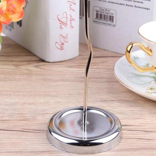 3Pcs Curved Rod Check Spindle Desktop Bill Holder With Round Base 2