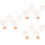 6 Pcs Table Photo Clip Leaf Shape Memo Holder Desktop Clamp 8