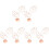 6 Pcs Table Photo Clip Leaf Shape Memo Holder Desktop Clamp 4