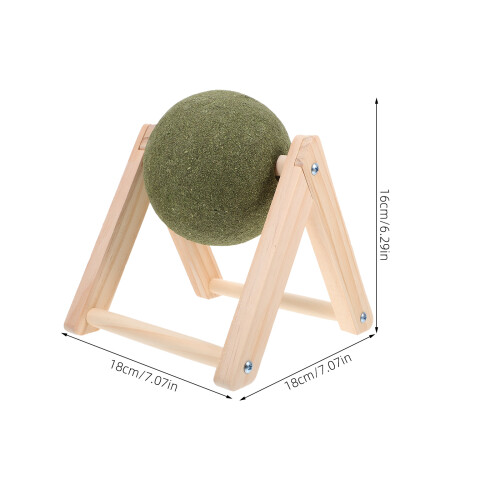 Catnip Rotatable Lickable Ball Toy For Kitten Teeth Cleaning 1