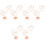 6 Pcs Table Photo Clip Leaf Shape Memo Holder Desktop Clamp 5