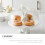 Ceramic Cake Tray With Dome Multi Functional Dessert Plate Set 8