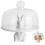 Ceramic Cake Tray With Dome Multi Functional Dessert Plate Set 1