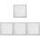 4Pcs Square Lampshade Ceiling Light Cover For Bathroom Kitchen 4
