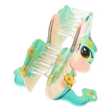 Groene Acetaat Haarspeldjes Cartoon Clips Voor Dames