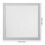 4Pcs Square Lampshade Ceiling Light Cover For Bathroom Kitchen 11