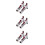 6 Pcs Aluminum Alloy Double Bracket Fish Type Curtain Rod Fitting 8