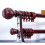 6 Pcs Aluminum Alloy Double Bracket Fish Type Curtain Rod Fitting 10