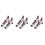 6 Pcs Aluminum Alloy Double Bracket Fish Type Curtain Rod Fitting 4