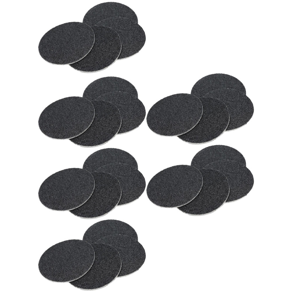Aboofan 120 Pcs Foot Grinder Polishing Sheet Man Grinding Discs Sandpaper