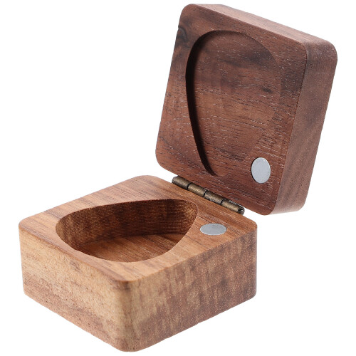 4Pcs Wooden Guitar Pick Case Pick Storage Holder For Ukulele 2