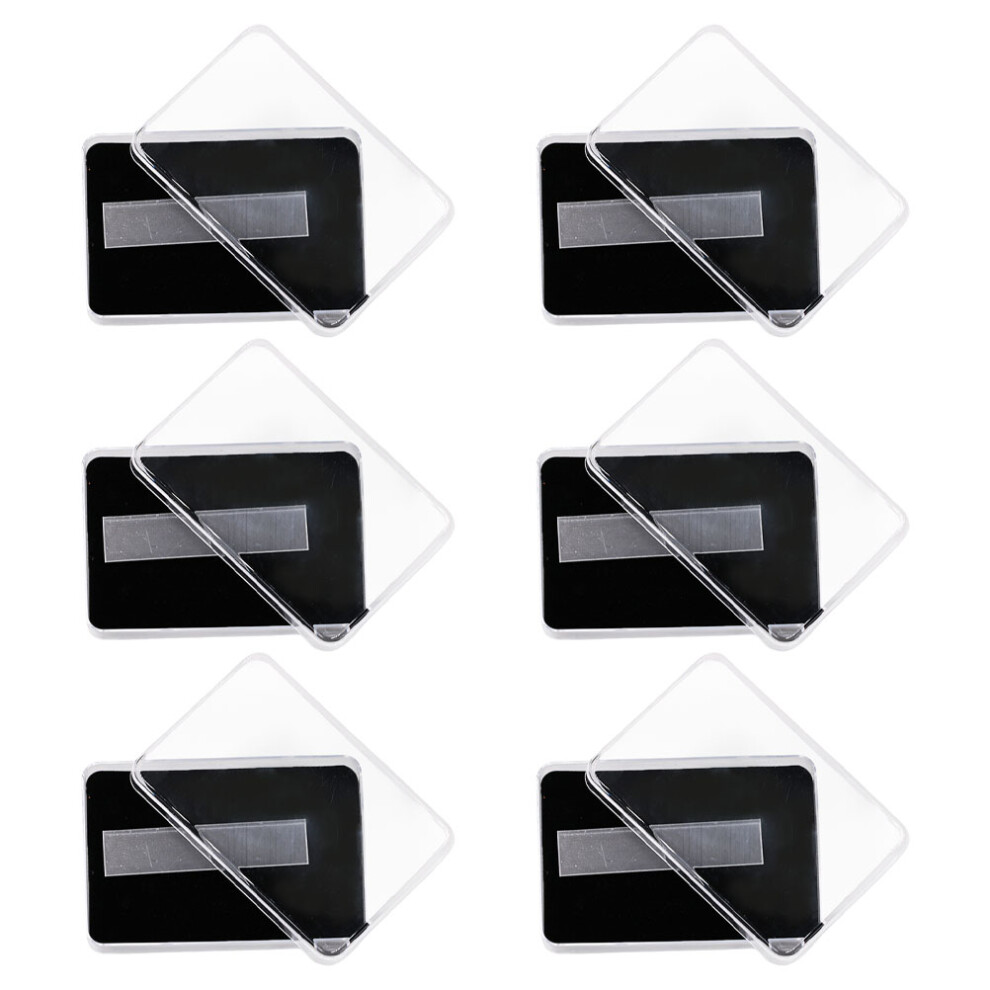 Villcase Press On Nail Storage Box Clear With Display Sticks And Adhesives