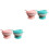 4 Sets Baby Feeding Bowls With Suction Cup For Household Use 3