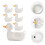 1 Set Ceramic Chopsticks Holder Japanese Style Rest White 6