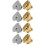 8 Pcs Brass Earring Backs For Studs Small Ear Supplies 7