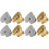 8 Pcs Brass Earring Backs For Studs Small Ear Supplies 4