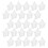 50 Pcs Clear Star Candy Box - Fillable Plastic Holiday Treat Container 1