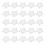50 Pcs Clear Star Candy Box - Fillable Plastic Holiday Treat Container 3