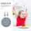 1 Set Silicone Divided Dish With Fork Spoon For 10