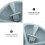 1 Set Silicone Divided Dish With Fork Spoon For 7