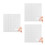 30Points Adhésifs Doubles Faces Blancs En Fibre Pour Décoration Murale 6