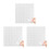 30Points Adhésifs Doubles Faces Blancs En Fibre Pour Décoration Murale 9