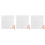 30Points Adhésifs Doubles Faces Blancs En Fibre Pour Décoration Murale 8