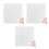 30Points Adhésifs Doubles Faces Blancs En Fibre Pour Décoration Murale 3
