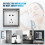 8 Pcs Adhesive Outlet Covers For Socket Protection Bathroom Outdoor 11