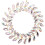 Acrylic Wreath Hanging Pendant Holiday Door Decor 11