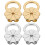 8 Pcs Metal Earring Backs Studs Earring Supplies 1