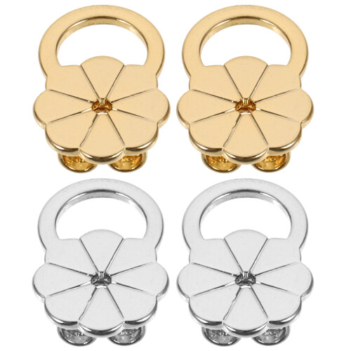8 Pcs Metal Earring Backs Studs Earring Supplies