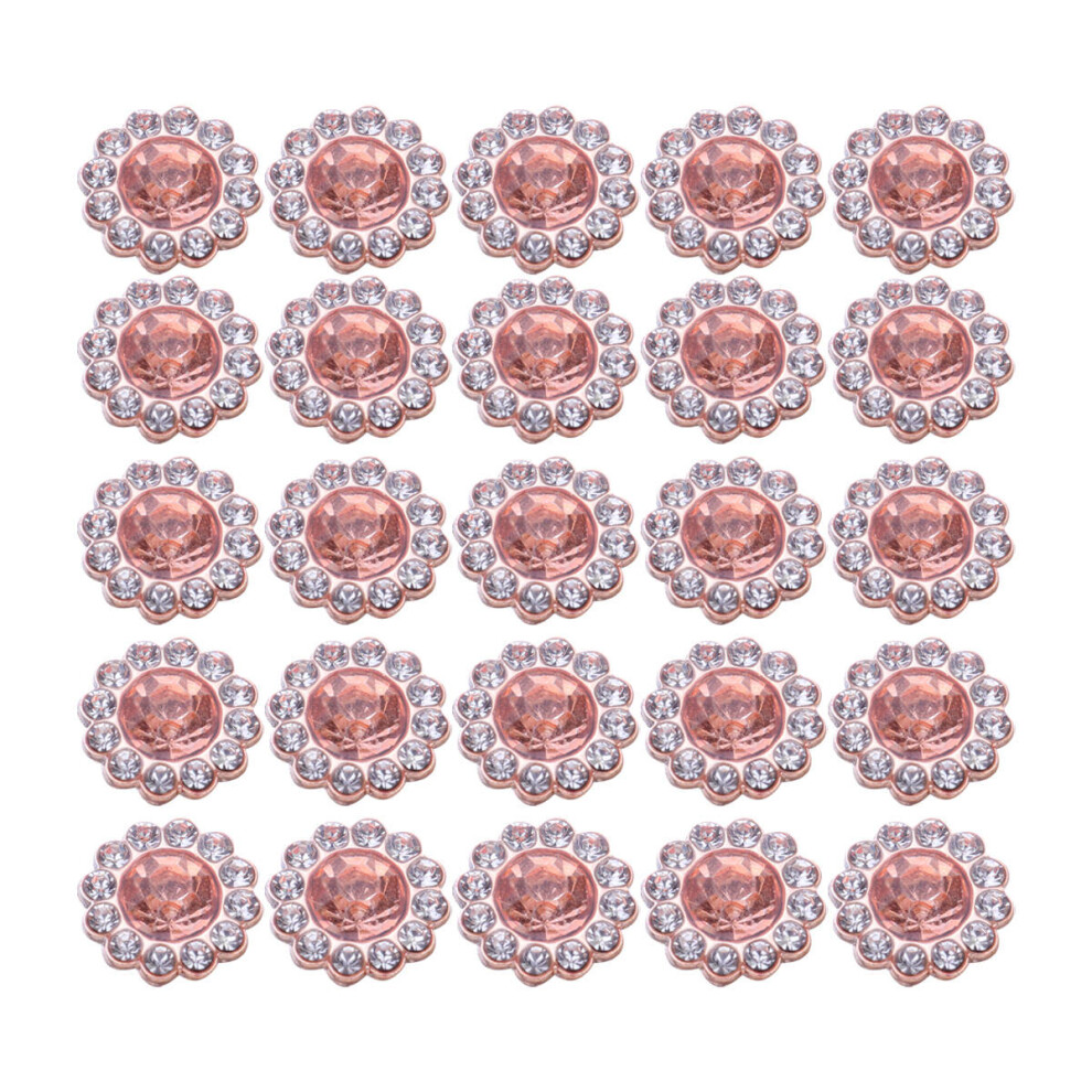 100 Pcs Abs Flower Shape Diy Ornament For Hairband Craft Decoration-image-OPC-PKXDHV7-NEW