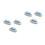 6 Pcs Folding Pool Scrub Brush Handheld Swimming Pool Brush 9