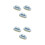 6 Pcs Folding Pool Scrub Brush Handheld Swimming Pool Brush 3