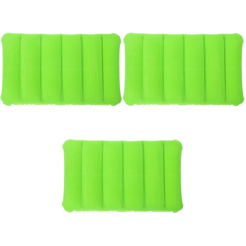 3Pcs Inflatable Sleeping Pillow Breathable Nap Pillow Office Rest 2