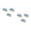 6 Pcs Folding Pool Scrub Brush Handheld Swimming Pool Brush 7