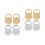8 Pcs Metal Earring Backs Studs Earring Supplies 7
