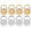 8 Pcs Metal Earring Backs Studs Earring Supplies 9