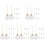 60 Pcs Clear Fillable Plastic Christmas Ball Ornaments 4