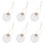 60 Pcs Clear Fillable Plastic Christmas Ball Ornaments 3
