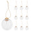 60 Pcs Clear Fillable Plastic Christmas Ball Ornaments 1