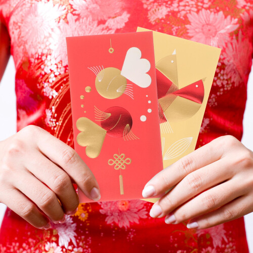 12Pcs Red Envelopes Hong Bao Gift Money Lucky Envelopes 2